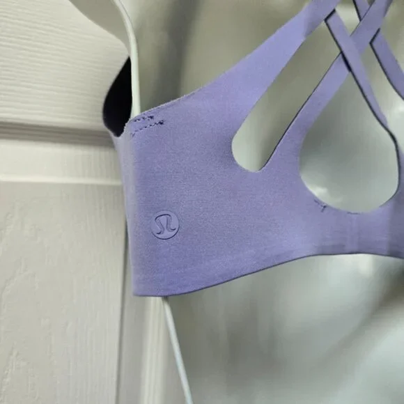 Lululemon Light Strides Bra Iron Purple - Picture 4 of 6